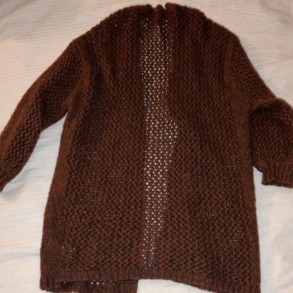 Small Women’s Soya concepts Cozy mohair / wool blend Brown Knit Sweater. - Picture 15 of 16